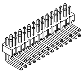 Produkt Nr. A127122 (1.27 mm Pitch; THT)